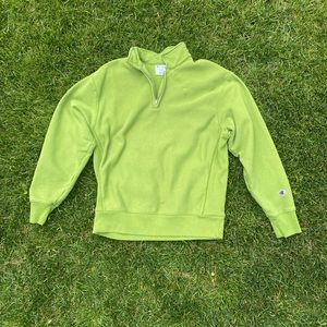 champion quarter zip sweatshirt